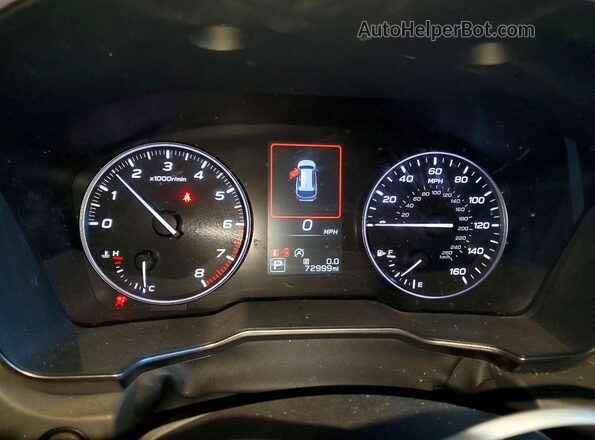 4S4BTGLD5N3248608 2022 SUBARU OUTBACK Зеленый Вид щитка приборов
