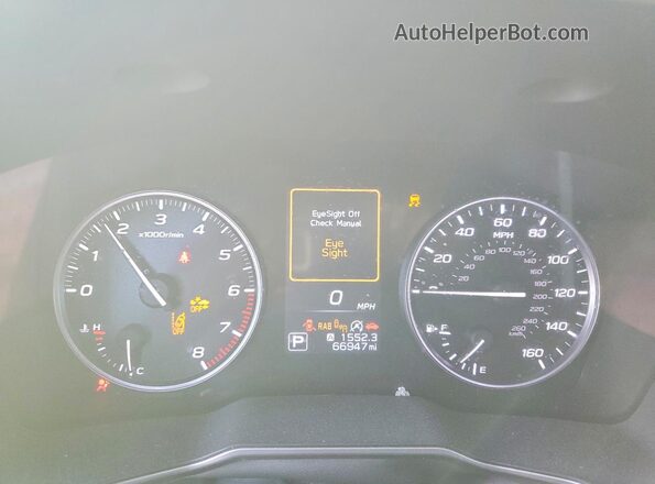 4S4BTGLD6N3217416 2022 SUBARU OUTBACK Green ხელსაწყოთა პანელის ხედი