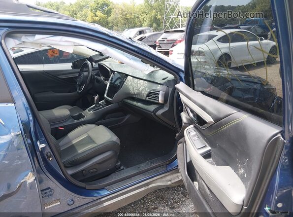 4S4BTGLD7N3244043 2022 SUBARU OUTBACK Синий Вид салона спереди