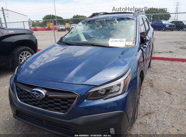 4S4BTGLD7N3244043 2022 SUBARU OUTBACK Синий Вид спереди