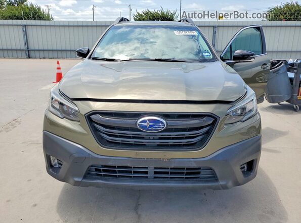 4S4BTGLD8M3216511 2021 SUBARU OUTBACK Green Вид спереду