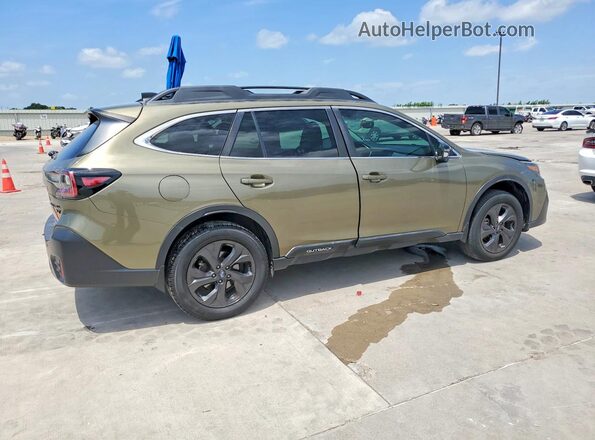 4S4BTGLD8M3216511 2021 SUBARU OUTBACK Green Задня права чверть