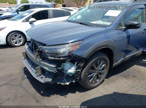 4S4BTGLD8R3138559 2024 SUBARU OUTBACK Dark Blue Передняя левая четверть