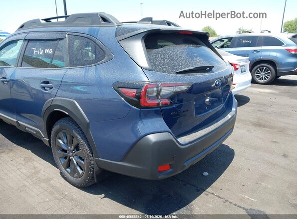 4S4BTGLD8R3138559 2024 SUBARU OUTBACK Dark Blue Задняя левая четверть