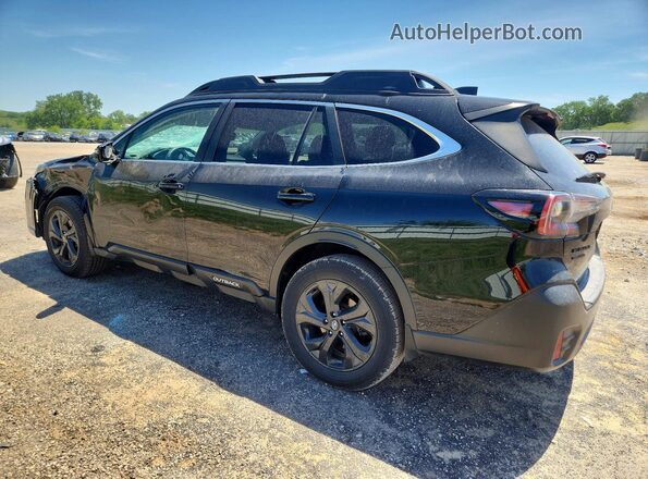 4S4BTGLD9M3157307 2021 SUBARU OUTBACK Black უკანა მარცხენა