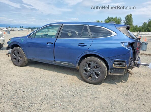 4S4BTGLDXN3178751 2022 SUBARU OUTBACK Blue Trasero izquierdo
