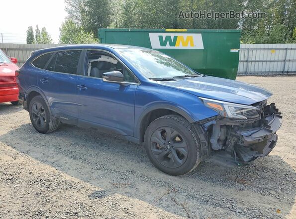 4S4BTGLDXN3178751 2022 SUBARU OUTBACK Blue Delantero derecho