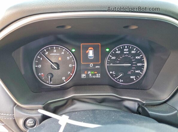 4S4BTGND0L3130346 2020 SUBARU OUTBACK Угольный Вид щитка приборов