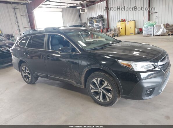 4S4BTGND1M3201541 2021 SUBARU OUTBACK Black Սալոնի հետևի տեսք