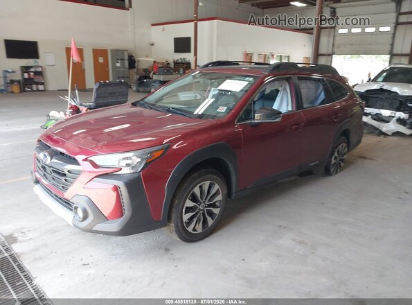 4S4BTGND1P3186270 2023 SUBARU OUTBACK Red Առջևի ձախ երեք քառորդ տեսարան