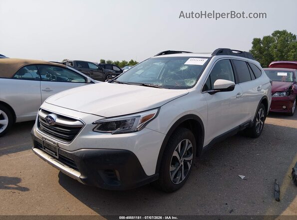 4S4BTGND2M3178173 2021 SUBARU OUTBACK White Przód lewy