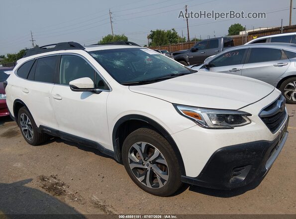 4S4BTGND2M3178173 2021 SUBARU OUTBACK White Widok wnętrza z tyłu
