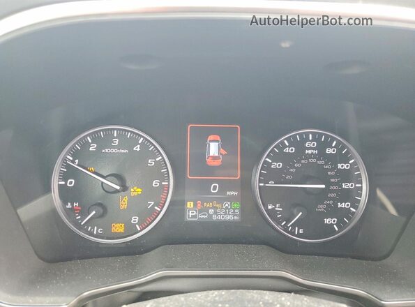 4S4BTGND2N3183682 2022 SUBARU OUTBACK Silver Instrument cluster view