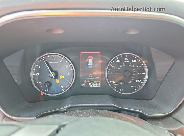 4S4BTGND2R3261352 2024 SUBARU OUTBACK Белый Вид щитка приборов