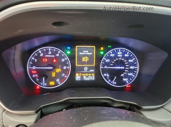 4S4BTGND3L3107935 2020 SUBARU OUTBACK Blue ხელსაწყოთა პანელის ხედი