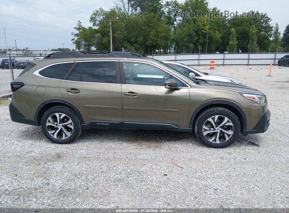 4S4BTGND3M3101926 2021 SUBARU OUTBACK Green Вид задньої частини салону