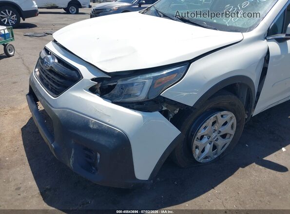 4S4BTGND4L3230370 2020 SUBARU OUTBACK Белый Вид спереди
