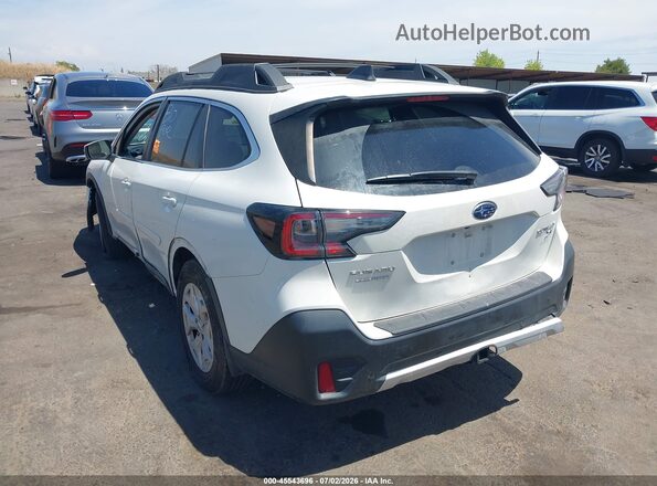 4S4BTGND4L3230370 2020 SUBARU OUTBACK Белый Задняя левая четверть