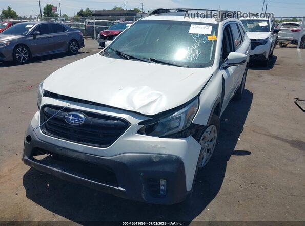 4S4BTGND4L3230370 2020 SUBARU OUTBACK Белый Передняя левая четверть
