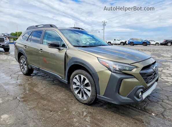4S4BTGND4S3122927 2025 SUBARU OUTBACK Зеленый Передняя правая четверть