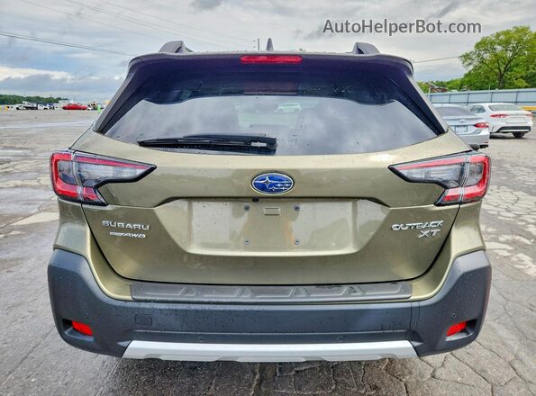 4S4BTGND4S3122927 2025 SUBARU OUTBACK Зеленый Вид сзади