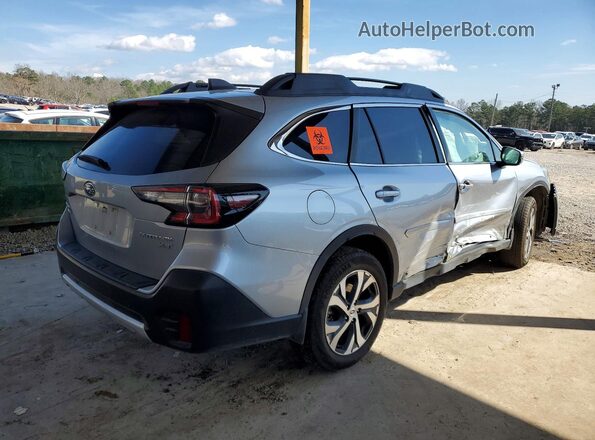 4S4BTGNDXM3166059 2021 SUBARU OUTBACK Серебряный Задняя правая четверть