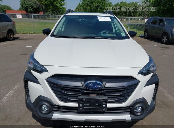 4S4BTGNDXS3190259 2025 SUBARU OUTBACK White ხელსაწყოთა პანელის ხედი