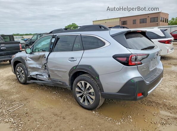 4S4BTGNDXS3312845 2025 SUBARU OUTBACK Silver Задня ліва чверть