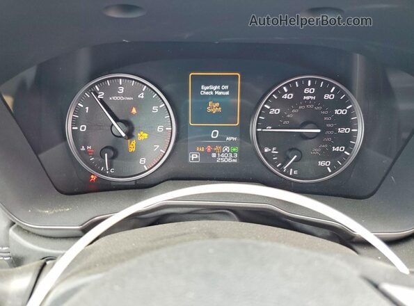 4S4BTGNDXS3312845 2025 SUBARU OUTBACK Silver Вид щитка приладів
