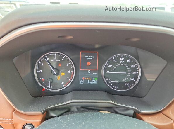 4S4BTGPD0M3196250 2021 SUBARU OUTBACK White Вид щитка приладів