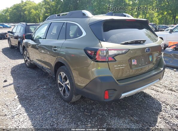 4S4BTGPD1L3108711 2020 SUBARU OUTBACK Зеленый Задняя левая четверть