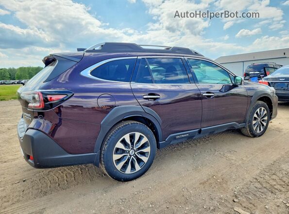 4S4BTGPD2R3173463 2024 SUBARU OUTBACK Purple Задня права чверть