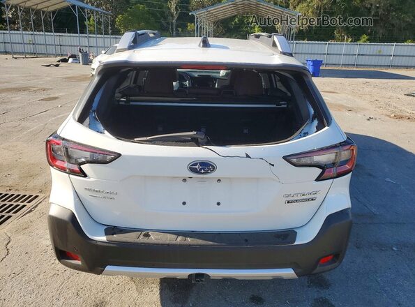 4S4BTGPD2S3316790 2025 SUBARU OUTBACK White Հետևի տեսք