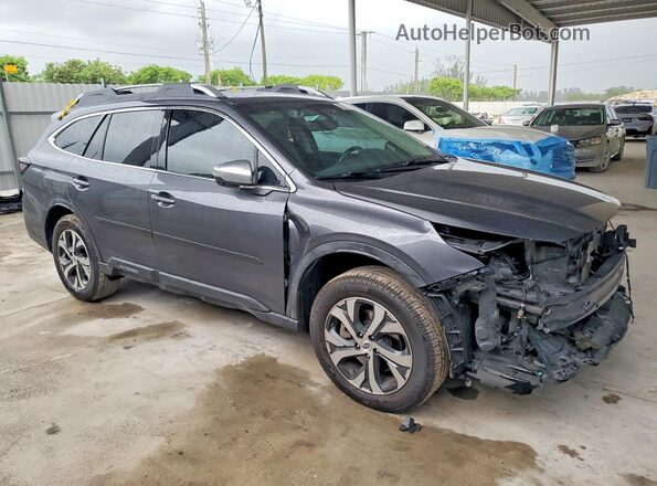 4S4BTGPD3L3264555 2020 SUBARU OUTBACK Gray Передня права чверть