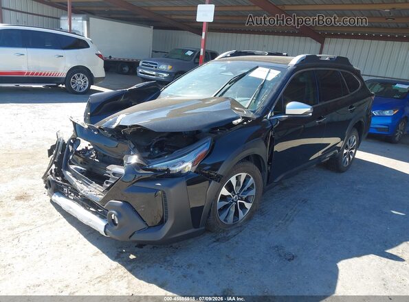 4S4BTGPD4P3204807 2023 SUBARU OUTBACK Black Առջևի ձախ երեք քառորդ տեսարան