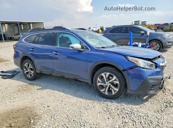 4S4BTGPD5M3198687 2021 SUBARU OUTBACK Blue Delantero derecho