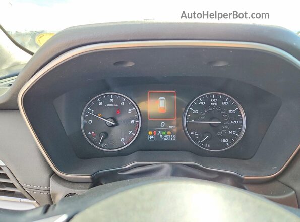 4S4BTGPD6R3286896 2024 SUBARU OUTBACK Красный Вид щитка приборов
