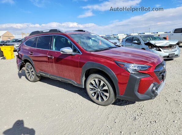 4S4BTGPD6R3286896 2024 SUBARU OUTBACK Красный Передняя правая четверть