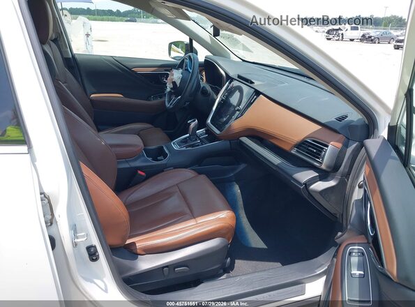 4S4BTGPD7M3205395 2021 SUBARU OUTBACK White Widok wnętrza z przodu