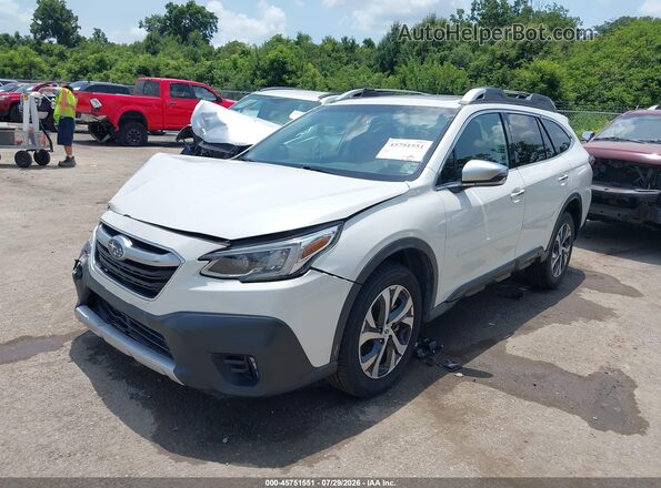 4S4BTGPD7M3205395 2021 SUBARU OUTBACK White Przód lewy