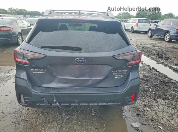 4S4BTGPD7N3223249 2022 SUBARU OUTBACK Gray Вид ззаду
