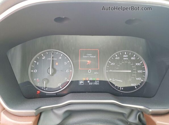 4S4BTGPD8S3253629 2025 SUBARU OUTBACK Зеленый Вид щитка приборов