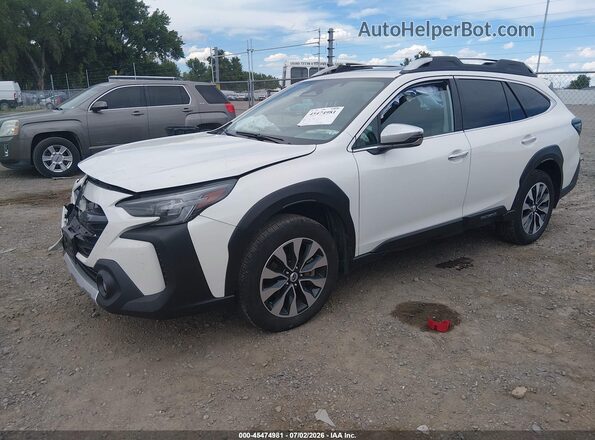 4S4BTGPD9P3124547 2023 SUBARU OUTBACK White Vista tres cuartos delantera izquierda