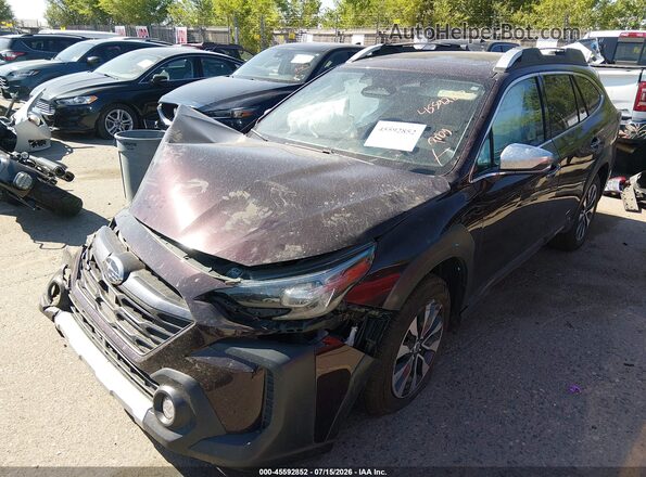 4S4BTGPD9S3214337 2025 SUBARU OUTBACK Maroon Передня ліва чверть