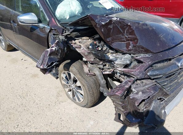 4S4BTGPD9S3214337 2025 SUBARU OUTBACK Maroon Вид спереду