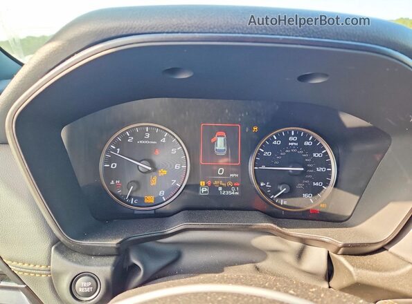4S4BTGSD2R3291360 2024 SUBARU OUTBACK Угольный Вид щитка приборов