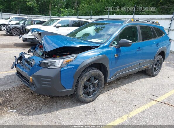 4S4BTGSD4N3226682 2022 SUBARU OUTBACK Blue Front left