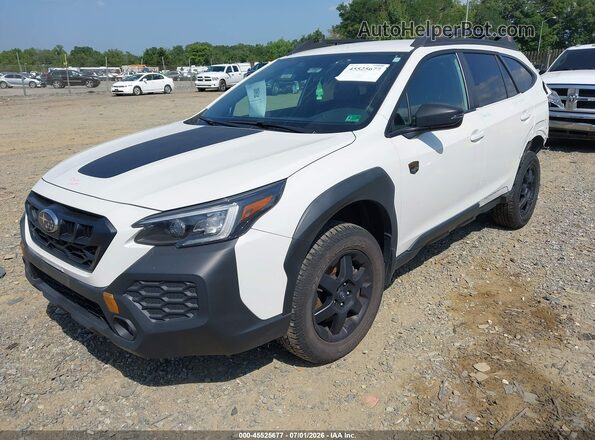 4S4BTGSD5S3121936 2025 SUBARU OUTBACK White Przód lewy