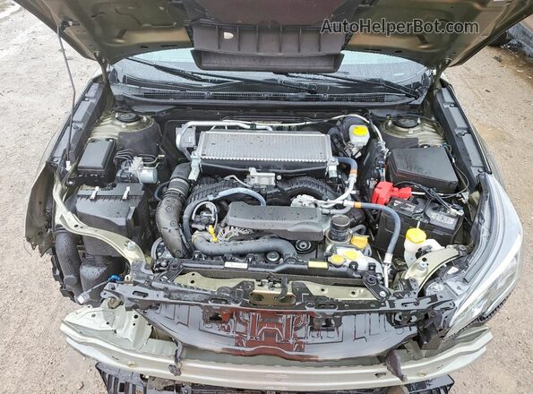 4S4BTGSD6S3104174 2025 SUBARU OUTBACK Green Widok komory silnika