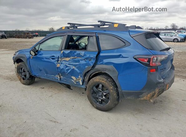 4S4BTGUD0N3250636 2022 SUBARU OUTBACK Blue Задня ліва чверть